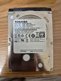 HDD PS3 PS4 TOSHIBA MQ01ABF032 320GB 2,5" 8MB SATA