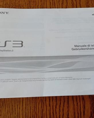 Manuale di istruzioni PS3 Italiano + Olandese 