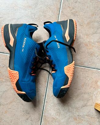 Scarpe Padel Kuikma PS990 e racchetta Bullpadel
