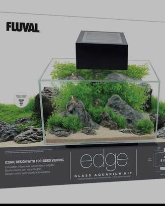 Acquario Fluval Edge 23L Bianco - Design Iconico -