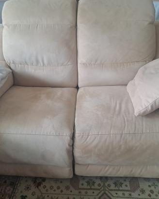 2 divani 2 posti con chaise long elettrica