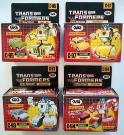 Lotto di 4 Transformers G1 Racerbots