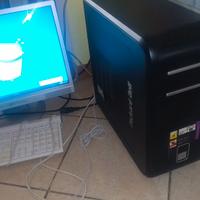 Postazione informatica completa PC fisso + monitor