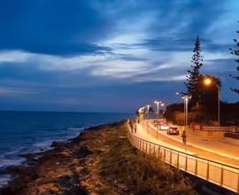 Appartamento fronte mare con veranda sul mare