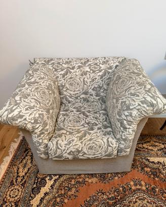Poltrona con rivestimento sfoderabile
