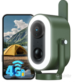 Telecamera 4G SIM XEGA 2K Batteria