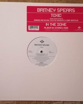 Britney Spears Toxic Vinile da 12 Prima Stampa Us 