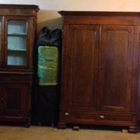 armadio e vetrina '800