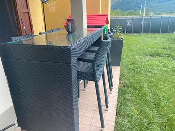 Tavolo rattan