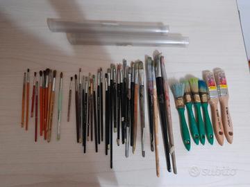 45 pennelli per pittura quadri bricolage nuov usat