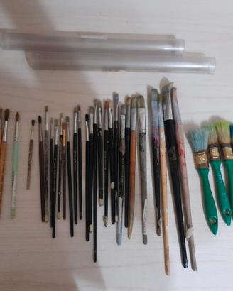 45 pennelli per pittura quadri bricolage nuov usat