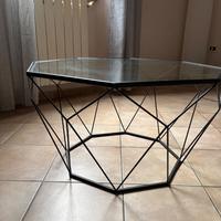 Tavolino di vetro