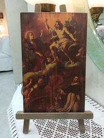 Icona Mattia Preti San Domenico Cristo fulminante 