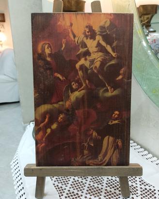 Icona Mattia Preti San Domenico Cristo fulminante 