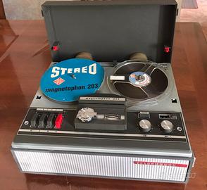 REGISTRATORE A 4 PISTE TELEFUNKEN MAGNETOPHON 203