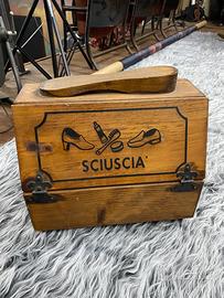 valigetta lustrascarpe vintage