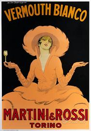 manifesto poster pubblicitario Martini Dudovich