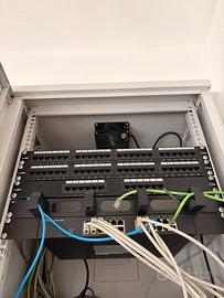 Armadio Rack rete dati completo