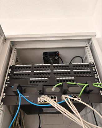 Armadio Rack rete dati completo