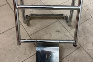 Porta bauletto in acciaio per Vespa PX125