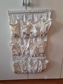 Portaoggetti da neonato con tasche da appendere