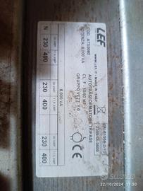 trasformatore trifase 8000 va
