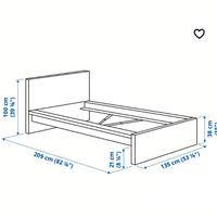 letto Ikea una piazza e mezza 
