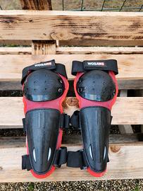 ginocchiere e guanti bambino 10/14 anni