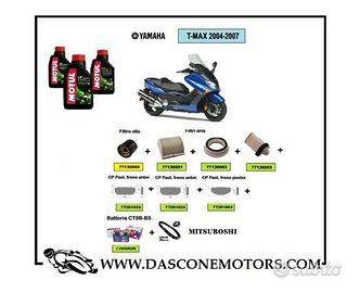 Kit Tagliando completo Tmax 2004 2007