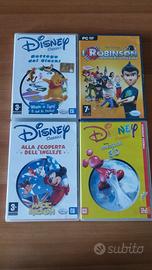 4 videogiochi per PC Disney