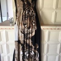 Vestito estivo tribale lungo ai piedi tg M nuovo