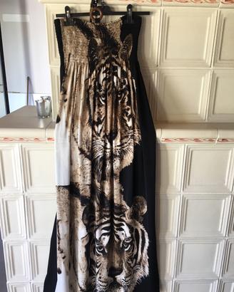 Vestito estivo tribale lungo ai piedi tg M nuovo