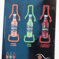 Quadro Insegna Cornice Bay Bacardi Breezer h48x34L