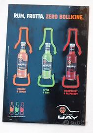 Quadro Insegna Cornice Bay Bacardi Breezer h48x34L