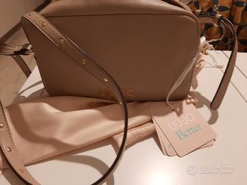 liu jo borsa tracolla  beige