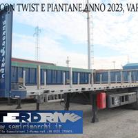 semirimorchi pianali container e piantane aereodyn