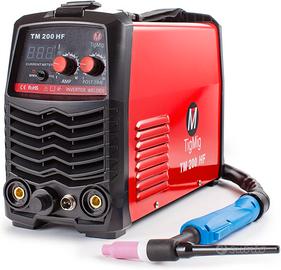 Saldatrice inverter tig dc e mma / tm 200 hf
