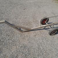 Carrello per alaggio gommone o trasporto kajak