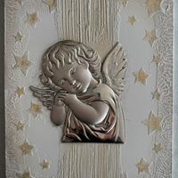 Quadro angioletto in argento