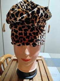 cappellino donna nuovo tigrato 