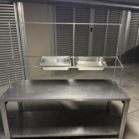 Banco da lavoro in acciaio inox