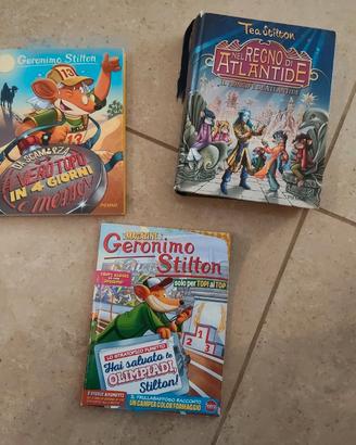libri Geronimo Stilton e Tea Stilton x bambini 