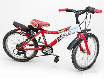 Bici bambino 20” con cambio – Rossa e Bianca
