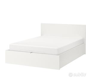 LETTO MATRIMONIALE CON CONTENITORE + 2 MATERASSI