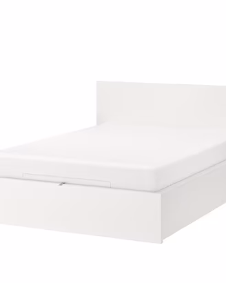 LETTO MATRIMONIALE CON CONTENITORE + 2 MATERASSI