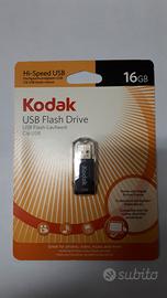 Chiavetta Usb 2,0 Kodak Flash Driver 16 GB Nuova