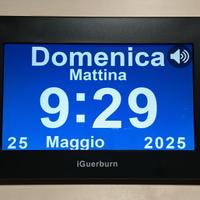 iGuerburn Orologio schermo touch 8 pollici