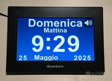 iGuerburn Orologio schermo touch 8 pollici