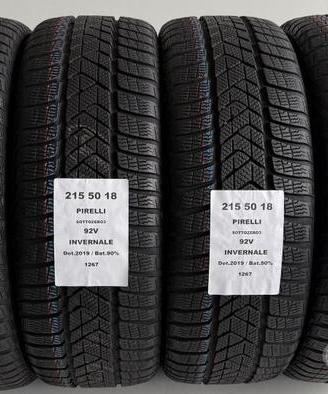 4 gomme 215 50 18 pirelli a1267