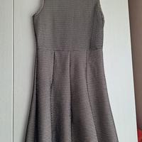 Vestito nero bianco - Zara - taglia S
